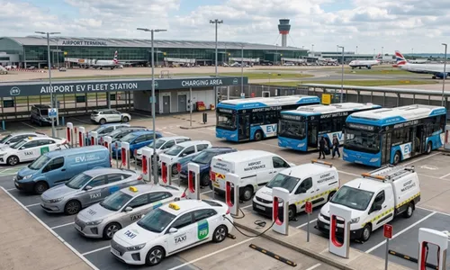 Customized EV fleet for airports