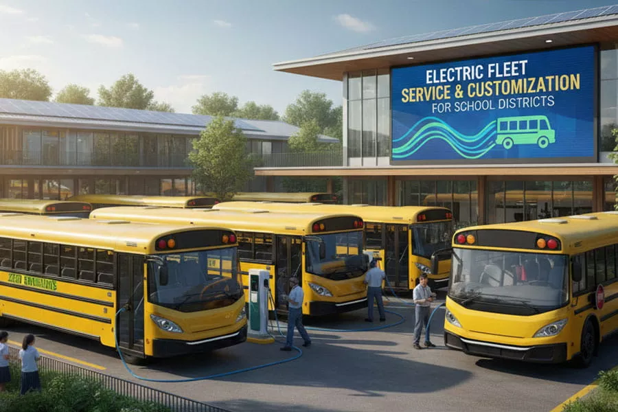 Electric Fleet Service and Customization for School
