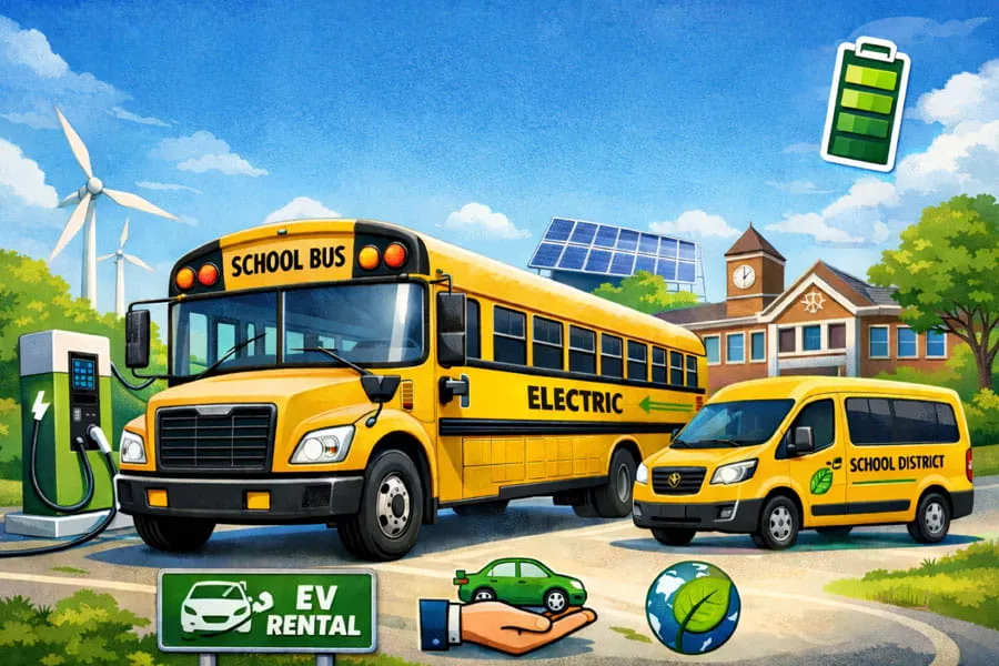 School District Electric Vehicles Rental Morgan Hill, CA